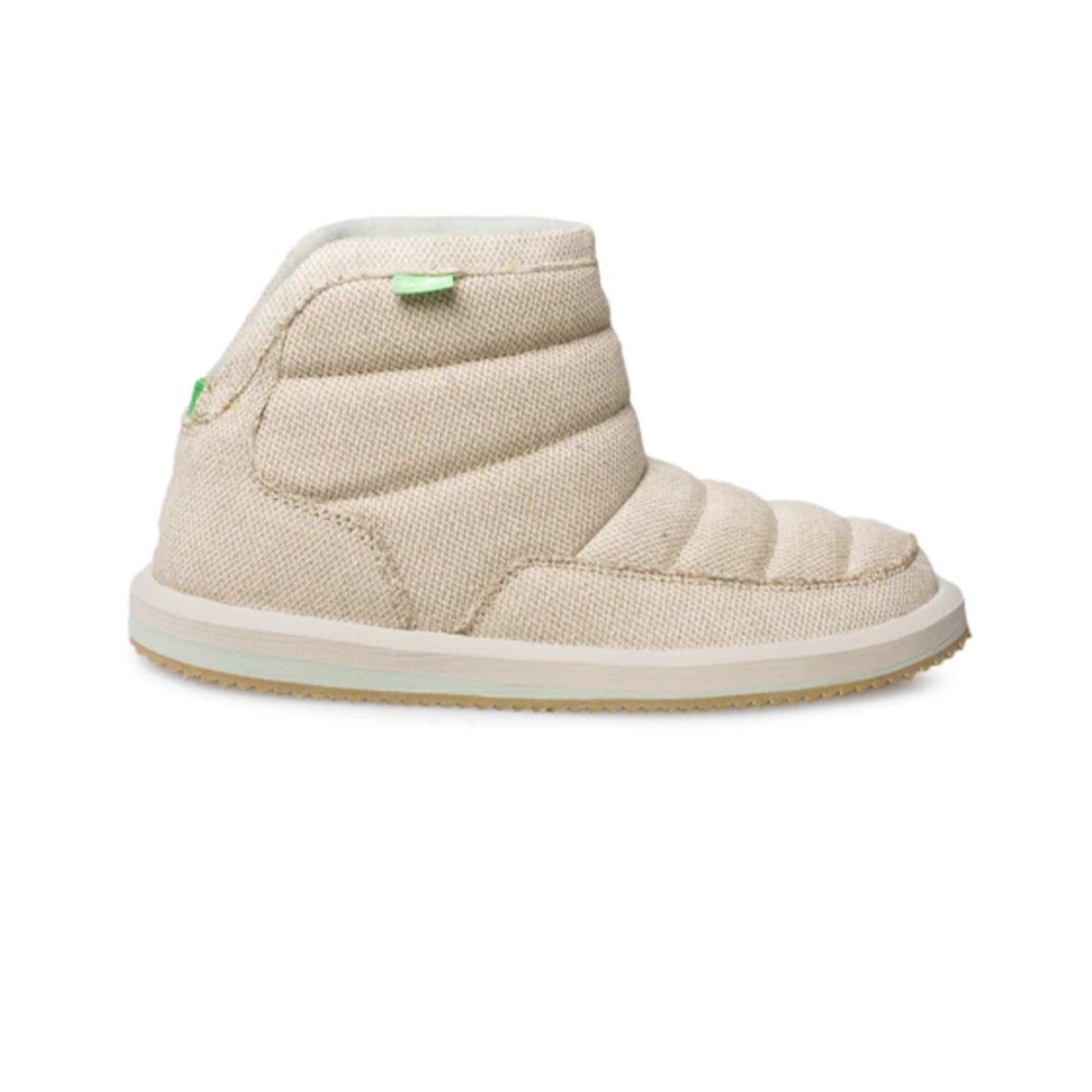 SANUK PUFF N CHILL HEMP NATURAL BOOTS - WOMEN'S 8